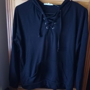 Long sleeve hoodie shirt